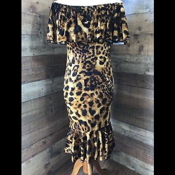 Lularoe Cici Leopard Dress 